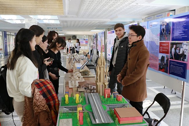 An exhibition dedicated to Science Day of the Kyrgyz Republic and World Science Day took place at KRSU
