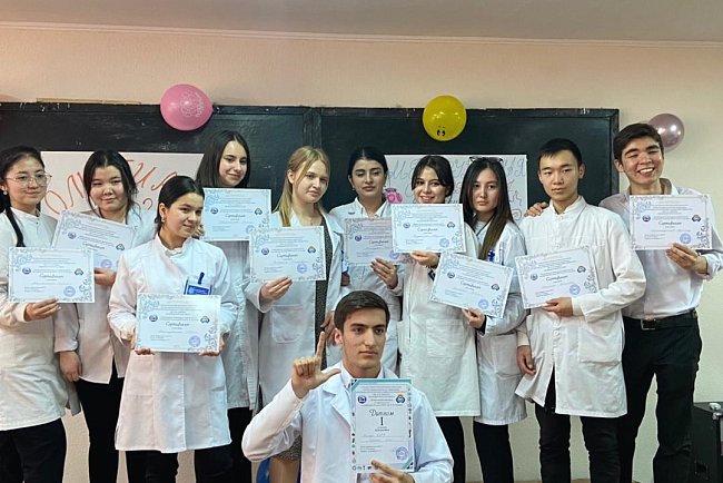 The KRSU team won the First Interuniversity Olympiad in Medical Parasitology