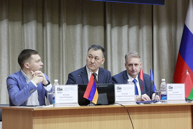 Thematic meeting at KRSU: «CSTO Parliamentary Assembly: legal response to challenges and threats to collective security»
