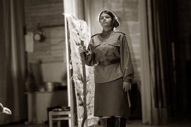 KRSU is preparing for the premiere of a touching production «And the dawns here are quiet...»