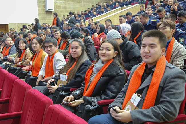 KRSU hosted a lecture on crime prevention from the Ministry of Internal Affairs