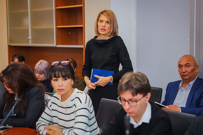 Acting by the Rector of KRSU held a traditional meeting with deans of faculties and heads of departments