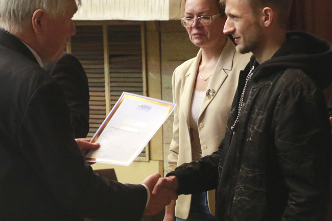 Ceremonial awards for students of the Faculty of Medicine and the Faculty of Architecture, Design and Construction (graduates and 5th year students)
