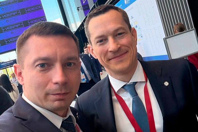 The KRSU delegation takes part in SPIEF 2026