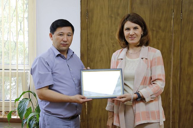 Success of KRSU students: awards at the CIS Environmental Olympiad'