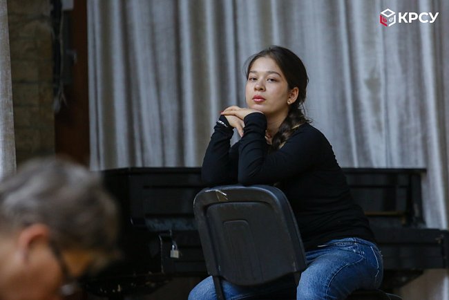 A rehearsal for the play has begun at KRSU «And the dawns here are quiet»