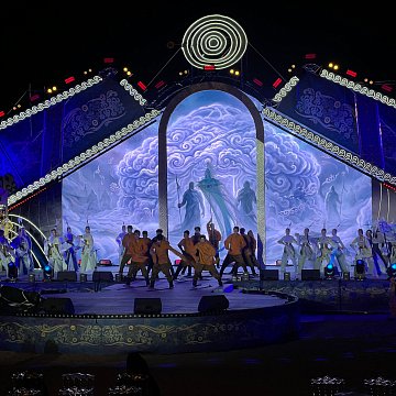 Representatives of KRSU participate in the cultural program of the IV World Nomad Games