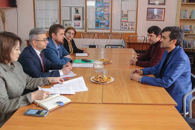 At KRSU, a meeting was held between the Vice-Rector for International, Scientific and Innovation Activities and the Director of the Cultural Representative Office at the Iranian Embassy