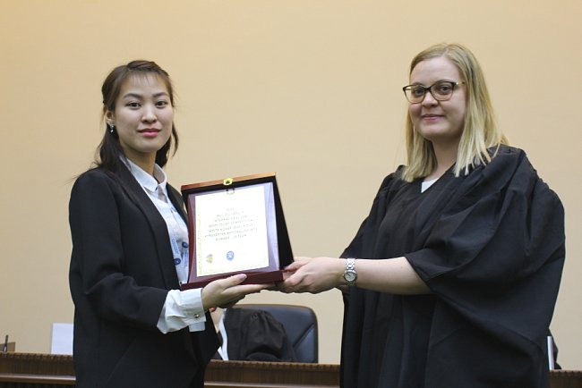 KRSU lawyers successfully performed at the prestigious competition