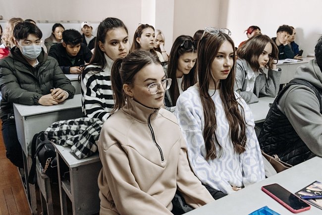 KRSU students were told about the donation of blood and its components