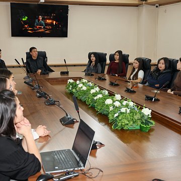 Students of the Faculty of Law KRSU — participants in lectures and film screenings