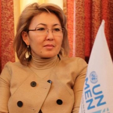 Professor KRSU A. Niyazova became an Honored Worker of Education of the Kyrgyz Republic