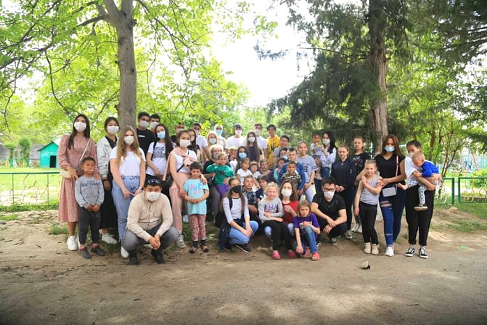 Students of the medical department KRSU helped the pupils of the orphanage in Orlovka