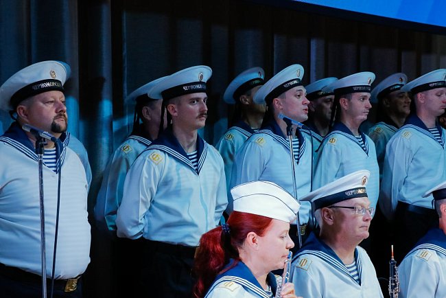 A concert of the Ensemble of the Russian Black Sea Fleet took place at KRSU