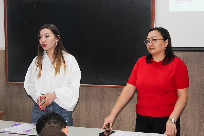 International Relations Department KRSU held a meeting with students of the Faculty of International Relations