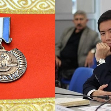 KRSU graduate awarded medal «Erdik»