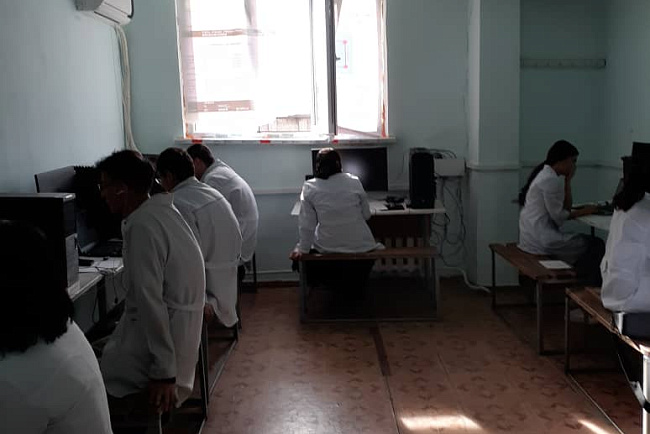 Десять студентов медицинского факультета КРСУ приняли участие в онлайн олимпиаде по биологии в Туркменском Государственном медицинском университете имени Мырата Гаррыева