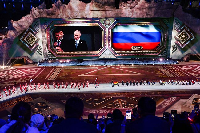 KRSU students became part of the opening of the VI World Nomad Games