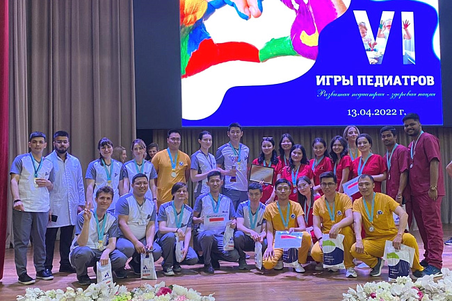 Студенты и ординаторы КРСУ выиграли VI Игры педиатров