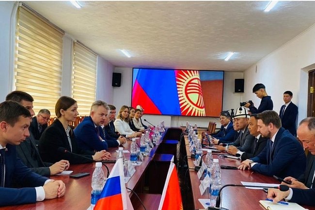 A delegation from Russia visited the Naryn region: KRSU and Naryn State University signed a cooperation agreement