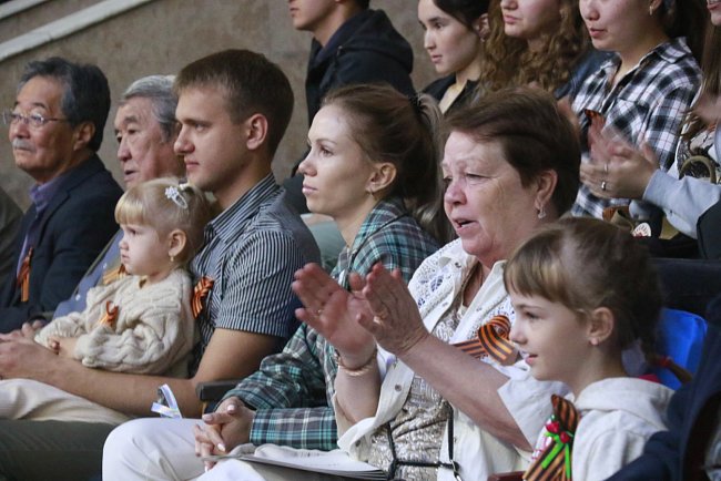 For Victory Day: a big concert was held at KRSU «Let's bow to those great years!»