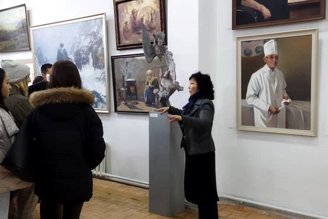 Посещение музея Академии художеств