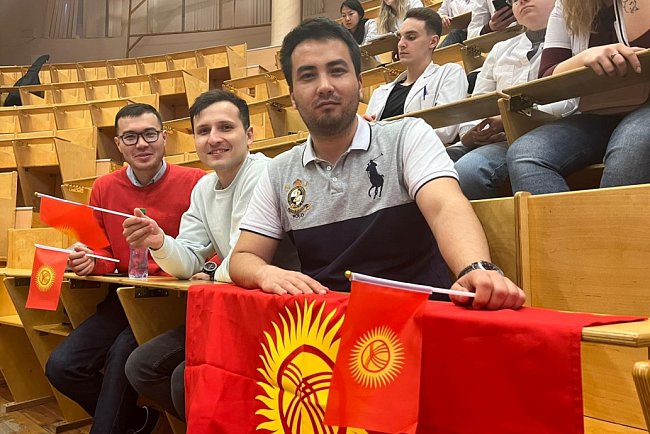 The KRSU team became the best in the creative competition at the Olympiad in Human Anatomy, held in St. Petersburg
