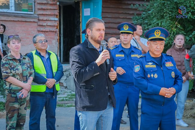 A large-scale republican fire-fighting exercise took place at KRSU
