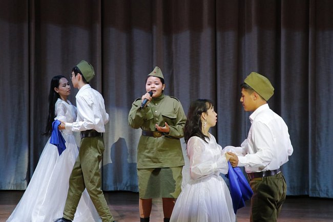 The festival of student creativity «Let's bow to those great years» was held at KRSU