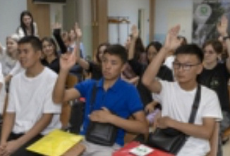 The first students from KRSU came to Polytech