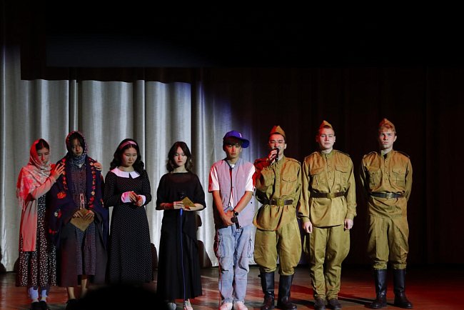 The festival of student creativity «Let's bow to those great years» was held at KRSU