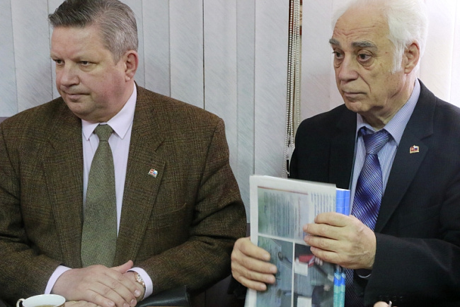 Визит в КРСУ Посла РФ в КР Николая Николаевича Удовиченко