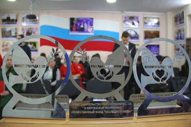 KRSU staff and students were the recipients of the award «Volunteers of the Year – 2021»