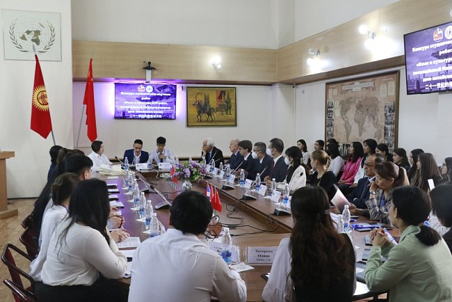 «Language and culture of the 21st century»: KRSU students showed off their knowledge of the Chinese language