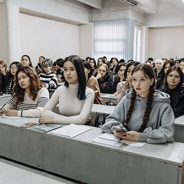 KRSU students were told about the donation of blood and its components