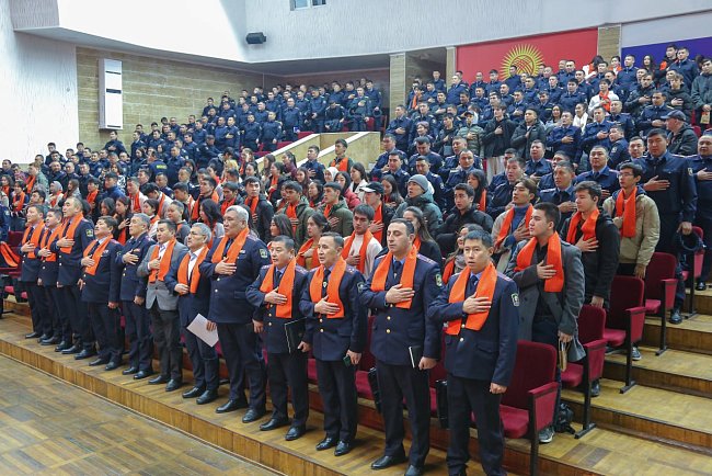 KRSU hosted a lecture on crime prevention from the Ministry of Internal Affairs