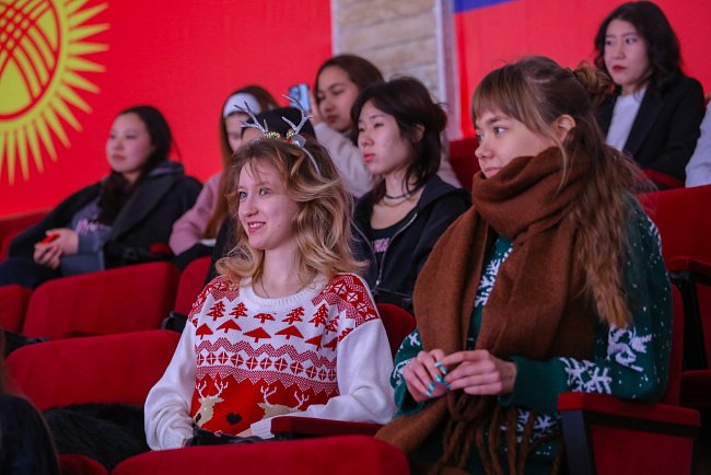 KRSU students celebrated the New Year brightly!