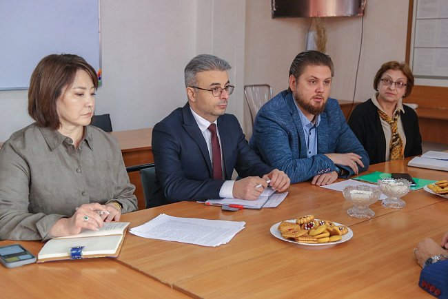 At KRSU, a meeting was held between the Vice-Rector for International, Scientific and Innovation Activities and the Director of the Cultural Representative Office at the Iranian Embassy