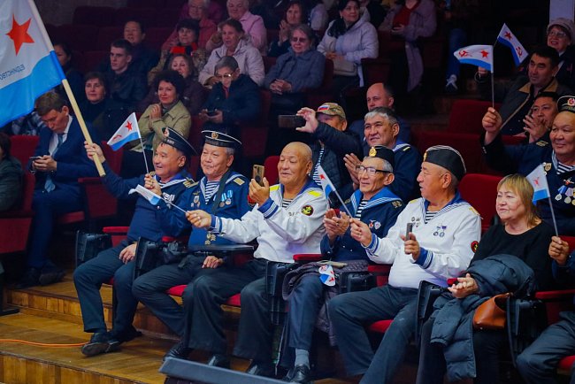 A concert of the Ensemble of the Russian Black Sea Fleet took place at KRSU