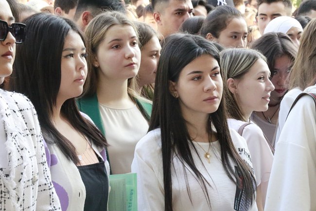 Knowledge Day: a ceremonial assembly for freshmen was held at KRSU