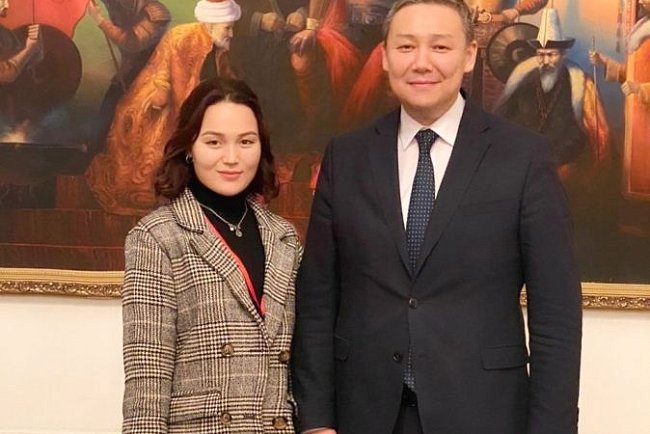 KRSU employee Naktagul Duishenalieva took part in Russian forums of young leaders