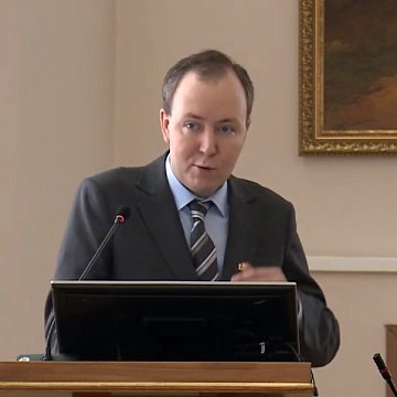Open lecture by associate professor of KRSU Pavel Dyatlenko «Kyrgyzstan on the Eurasian route»