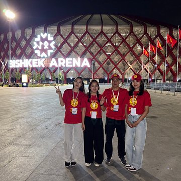 KRSU students became part of the opening of the VI World Nomad Games