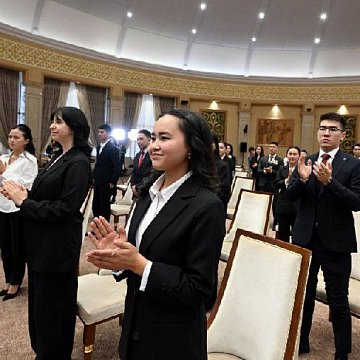 KRSU students were awarded scholarships from the President of the Kyrgyz Republic