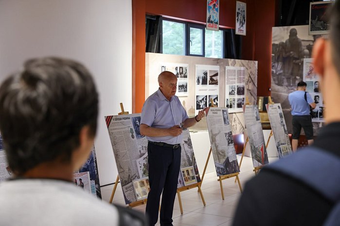 Exhibition about border guards in the Museum of Hero of the Soviet Union Ch. Tuleberdieva