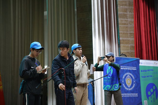 KRSU hosted an event as part of the youth forum of the Ministry of Internal Affairs «Zhany muun — Zharkyn kelechek. Taza muun — Koopsuz kelechek»