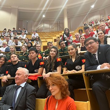 The KRSU team became the best in the creative competition at the Anatomy Olympiad