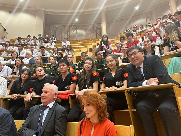 The KRSU team became the best in the creative competition at the Anatomy Olympiad