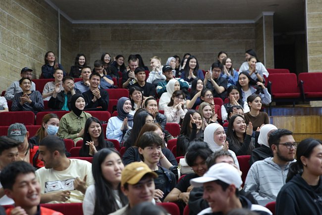 «Live freely — live without drugs»: lectures and demonstrations from the Ministry of Internal Affairs of the Kyrgyz Republic were held at KRSU