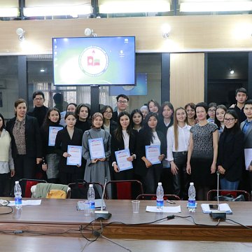 KRSU students discussed current problems of the modern world within the framework of an interfaculty conference